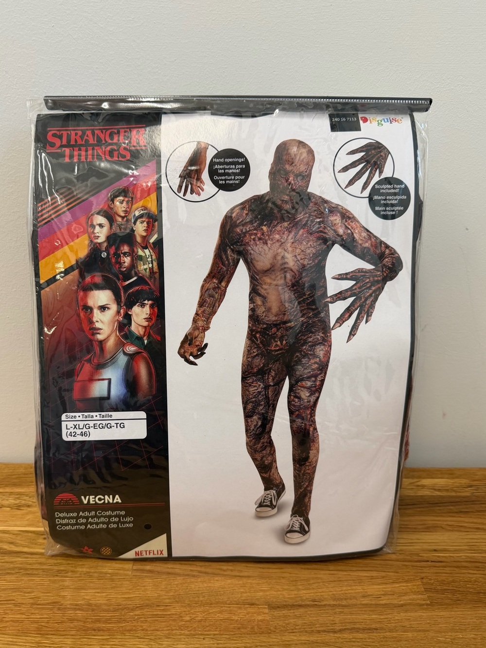 Stranger Things Vecna Halloween Costume Cosplay Men Adult L-XL (42-46)